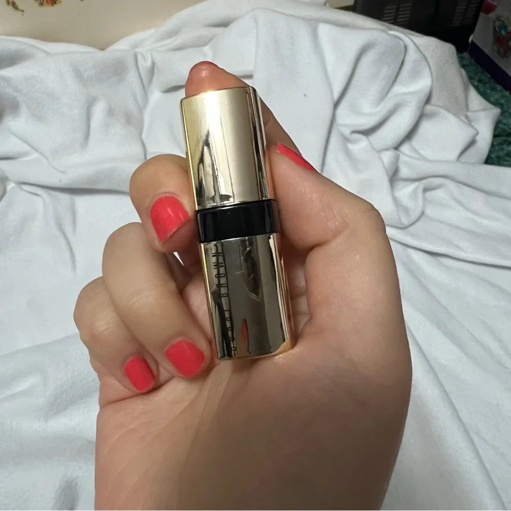 Bobbi Brown Luxe Lip Color Lipstick Tahiti Pink Mini 0.08oz/2.5g Aug sale